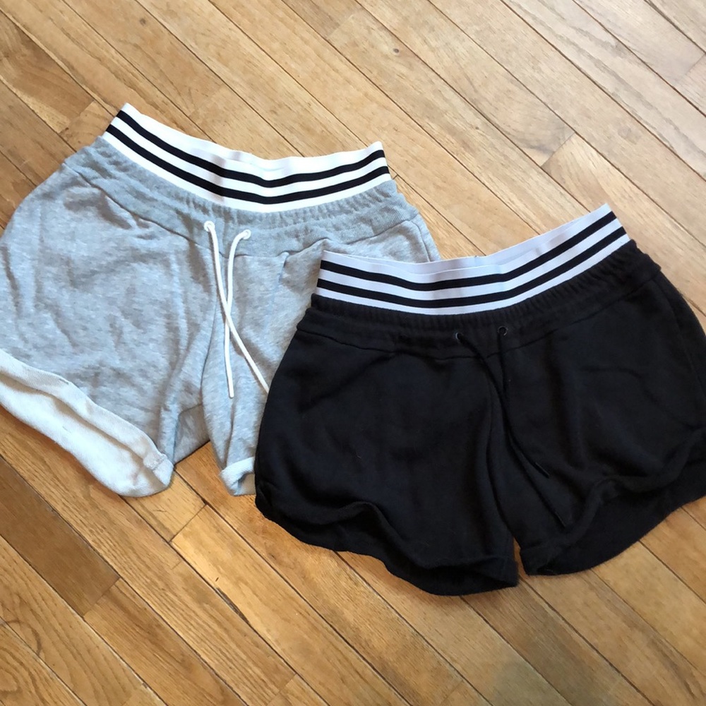 Bundle of 2–Adidas Shorts Grey and Black
